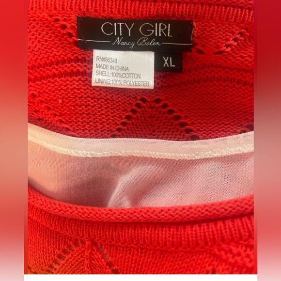 City Girl Nancy Bolen multicolored & layered sweater! - Picture 12 of 14